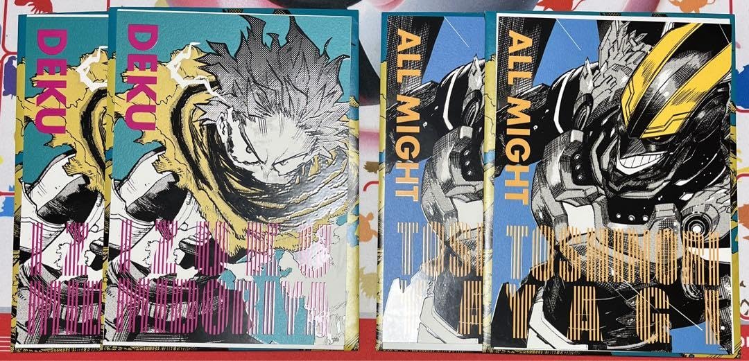 Amazon.co.jp: ヒロアカ アートカード 緑谷出久 オールマイト 4点
